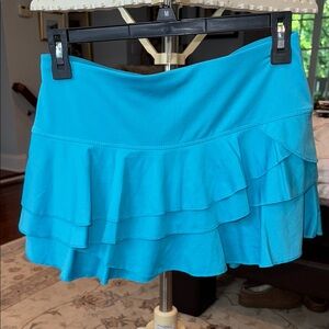 Lucky in Love Blue Mini Skirt